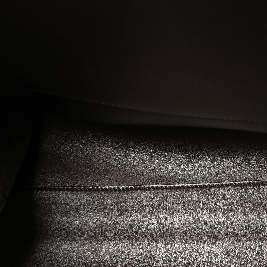Matte Grained Calfskin India 15.75 Wood Brown