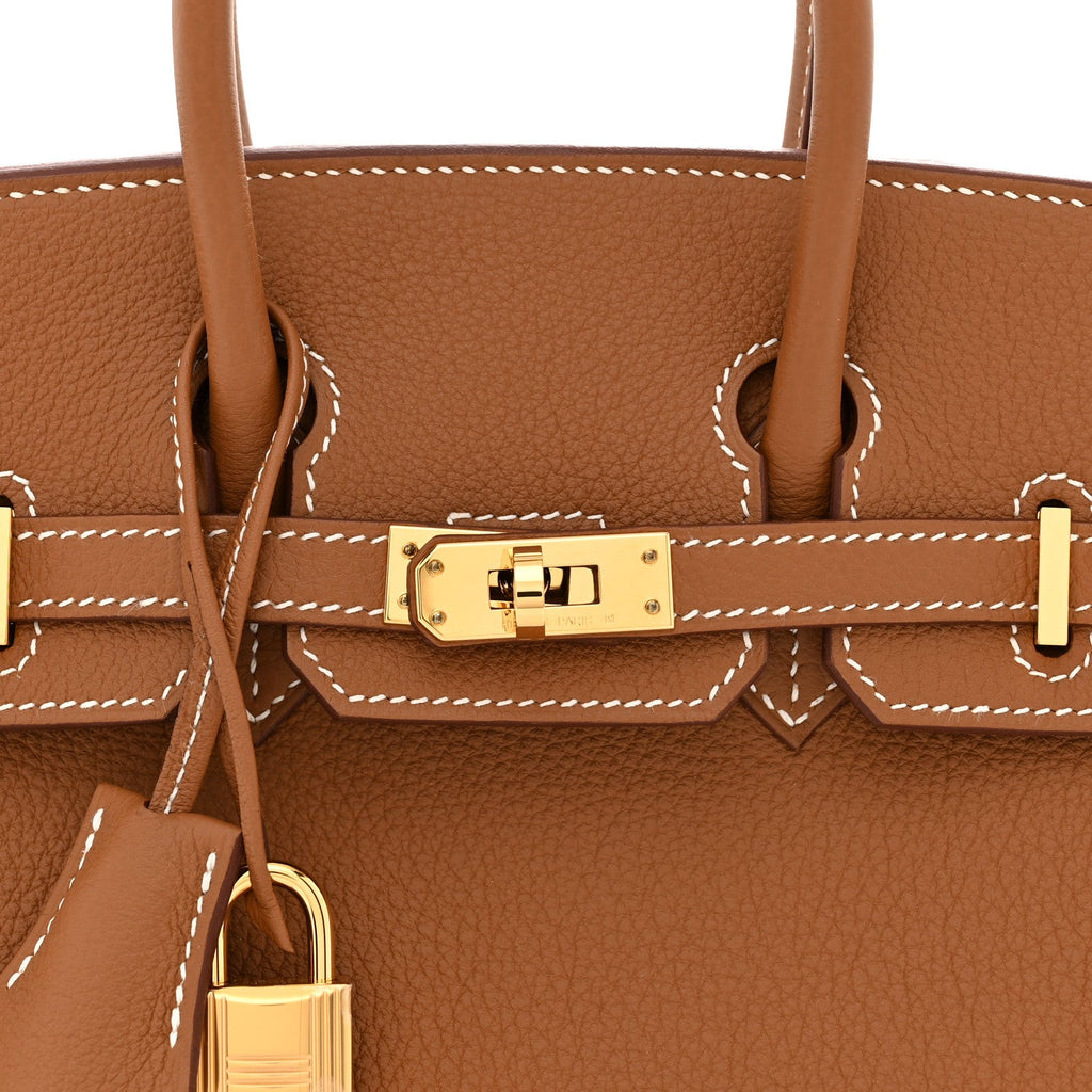 Togo Birkin 25 Gold