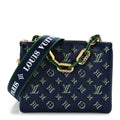 Lambskin Embossed Monogram Coussin PM Blue Green