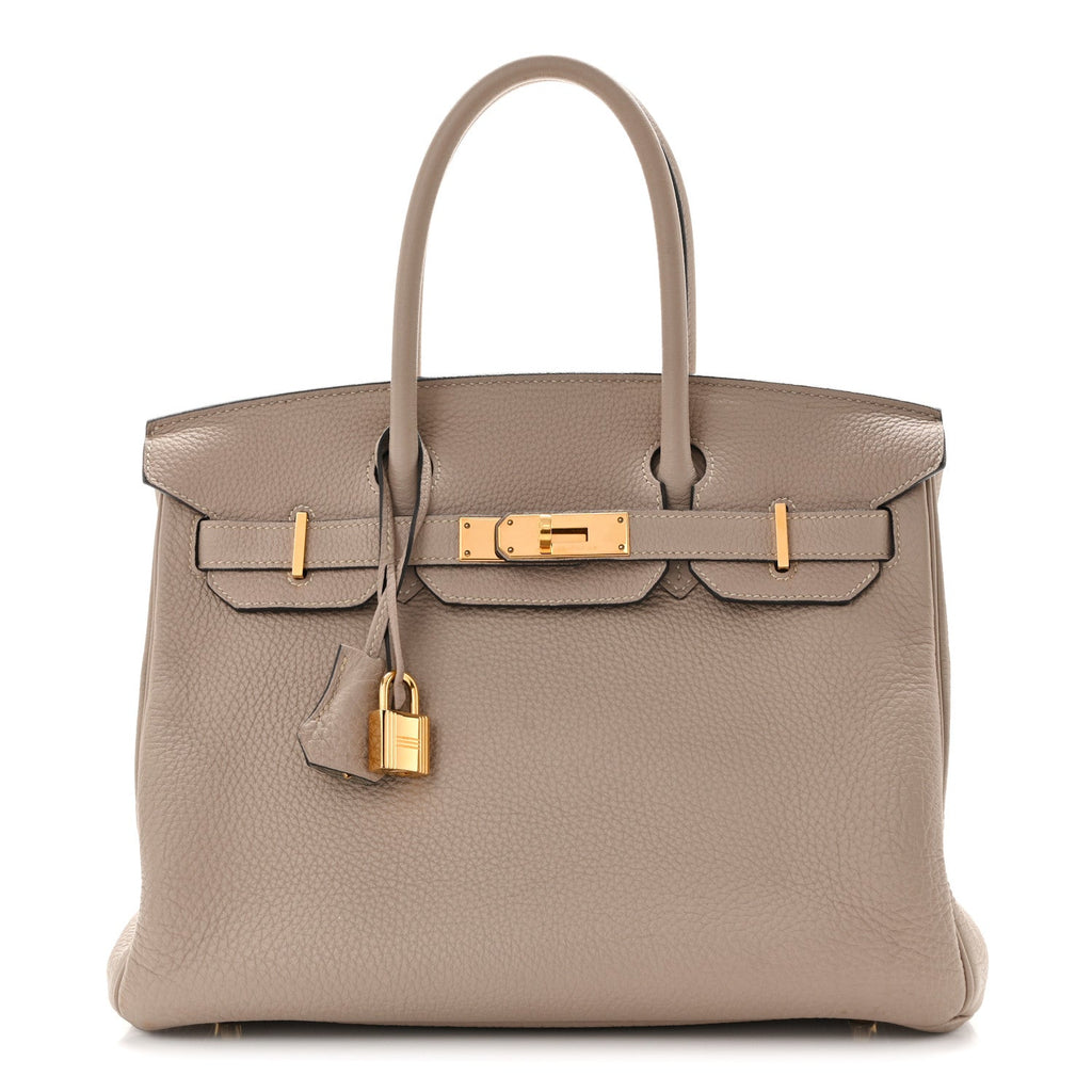 Togo Birkin 30  Gris Tourterelle