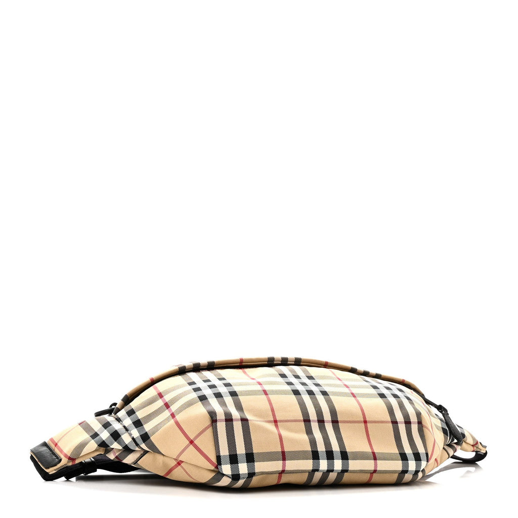 Nylon Vintage Check Medium Sonny Bum Bag Archive Beige Black