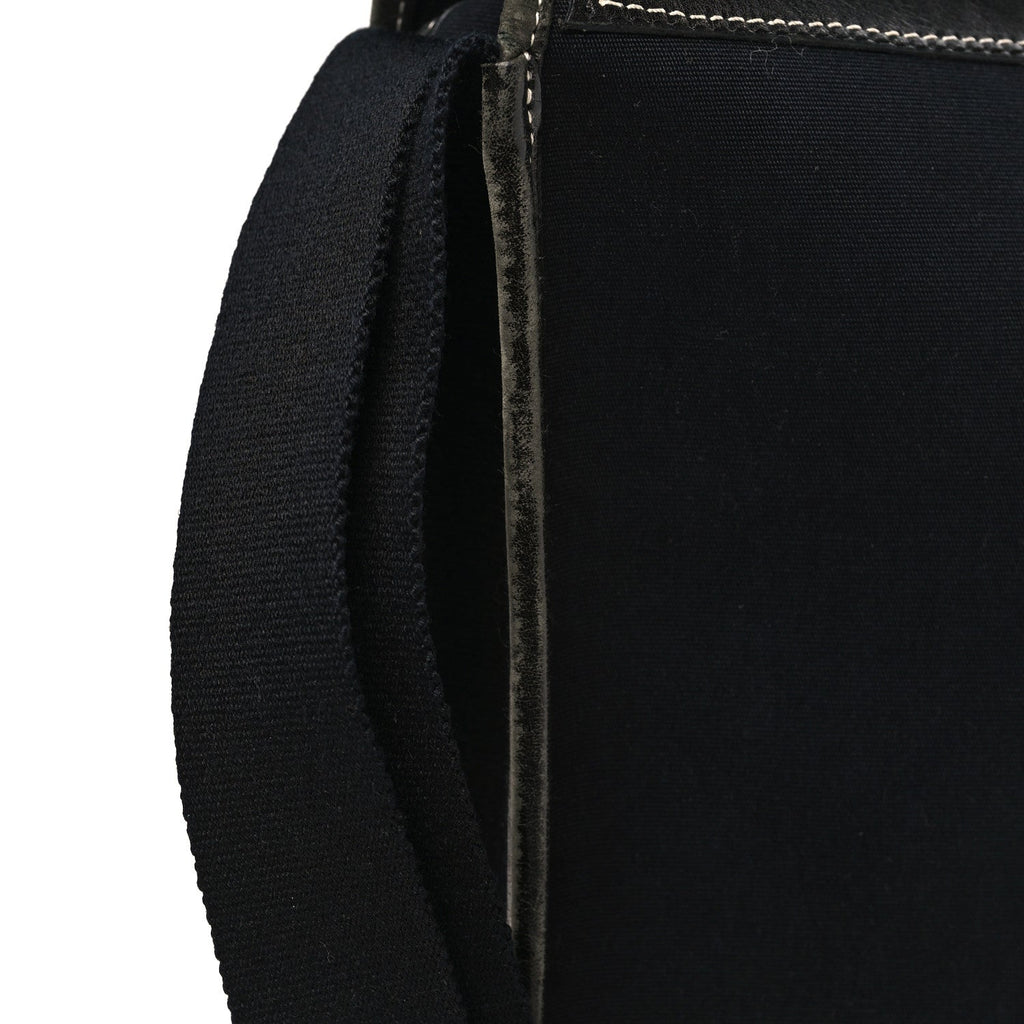 Toile Officier Buenaventura Messenger Bag Black
