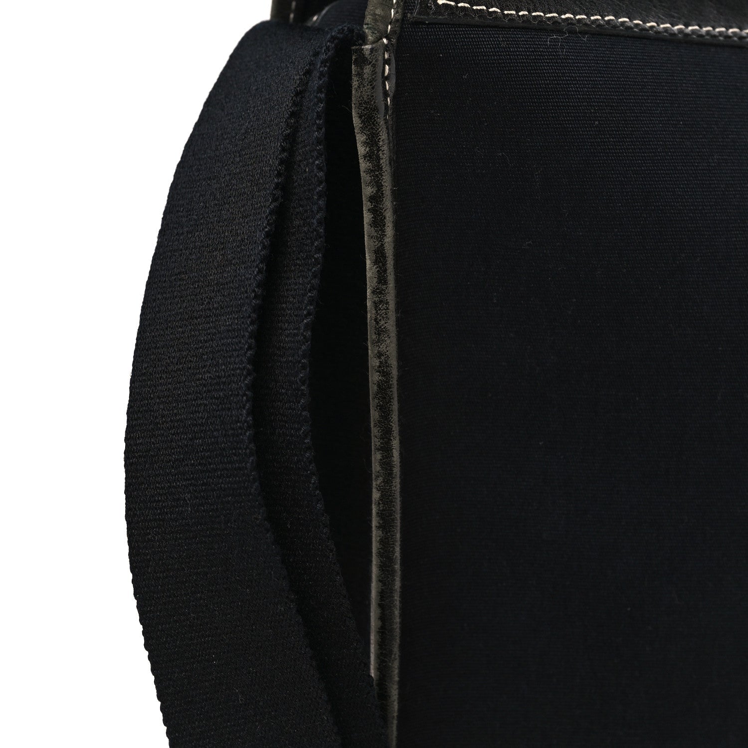 Toile Officier Buenaventura Messenger Bag Black