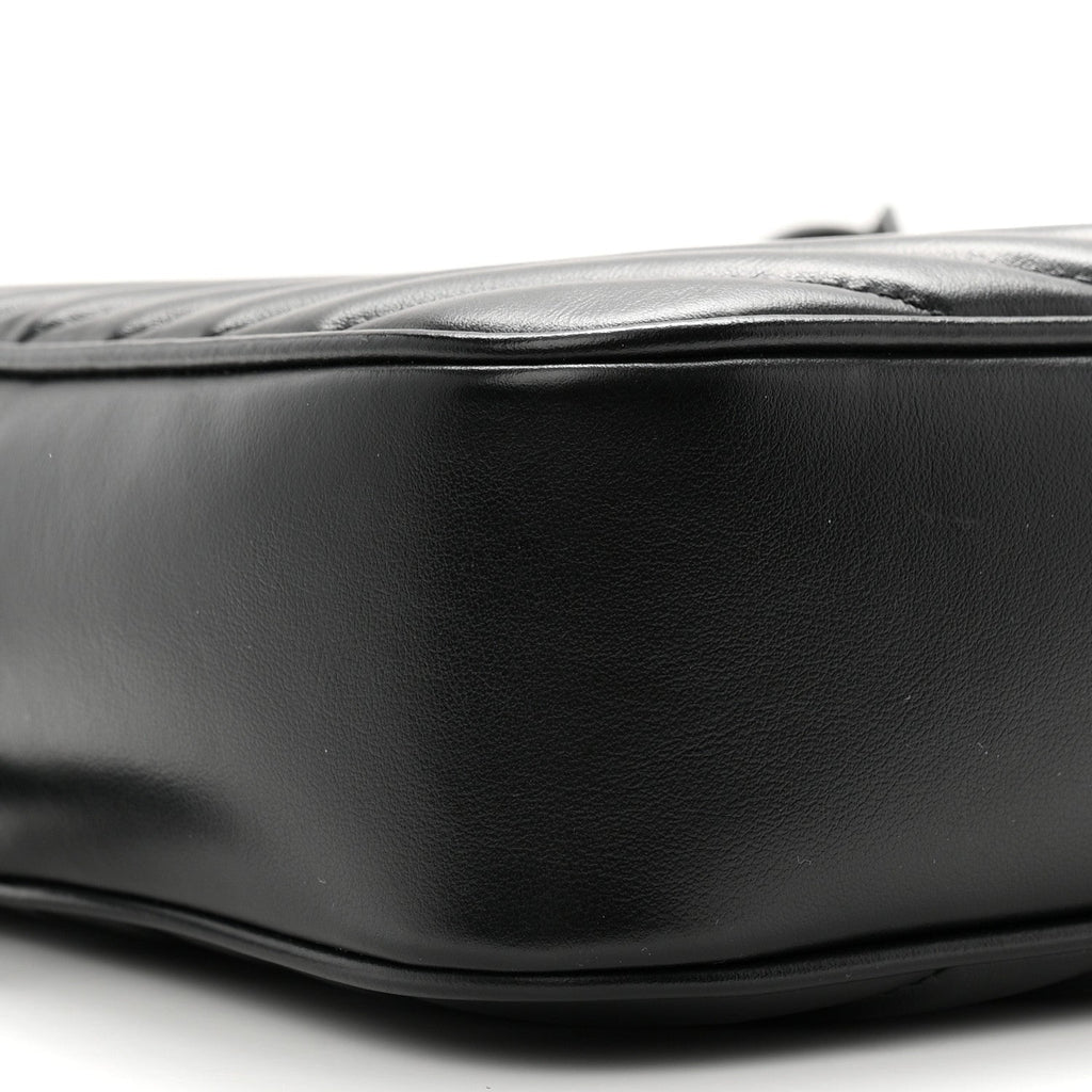 Calfskin Matelasse Monogram Monochrome Lou Camera Bag Black