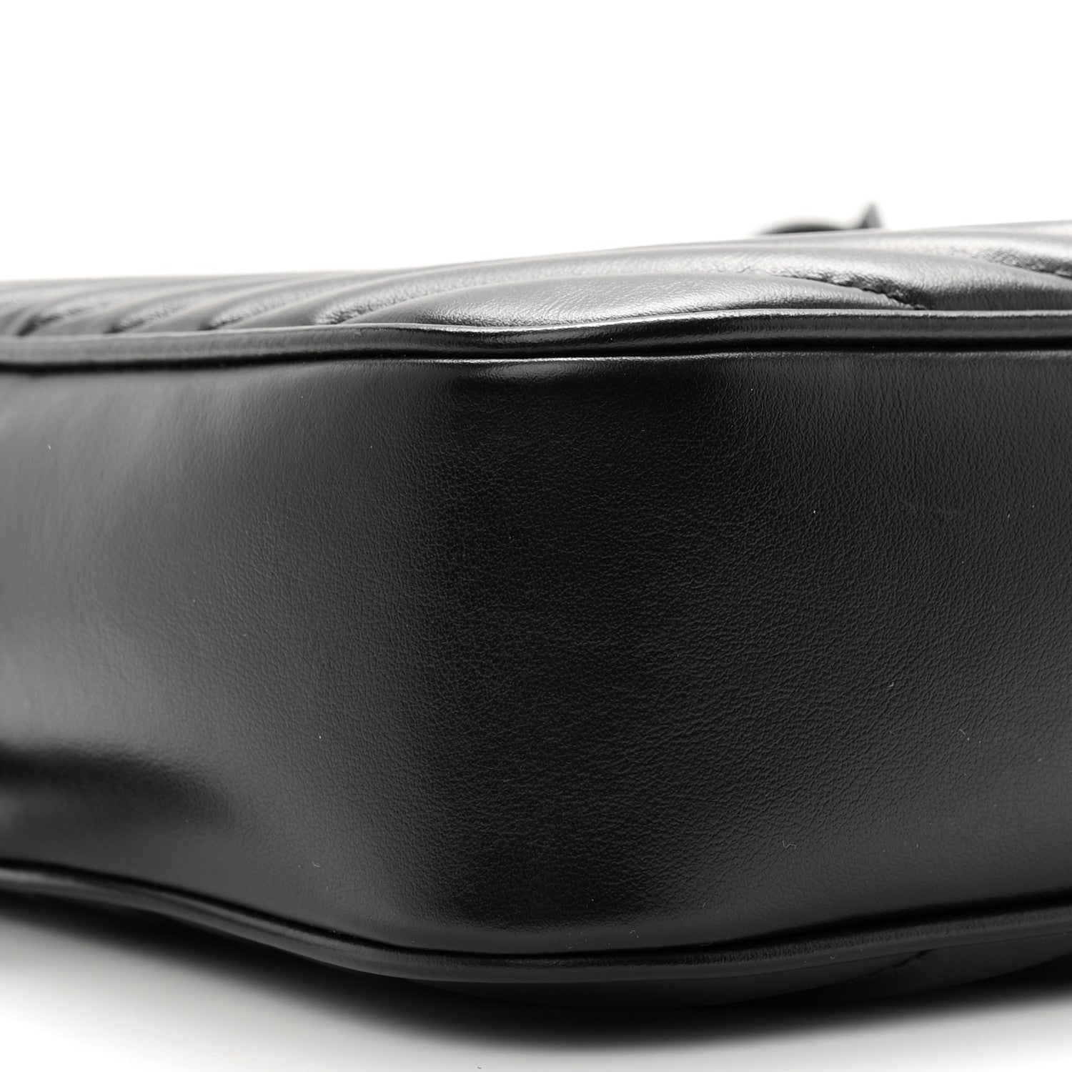 Calfskin Matelasse Monogram Monochrome Lou Camera Bag Black