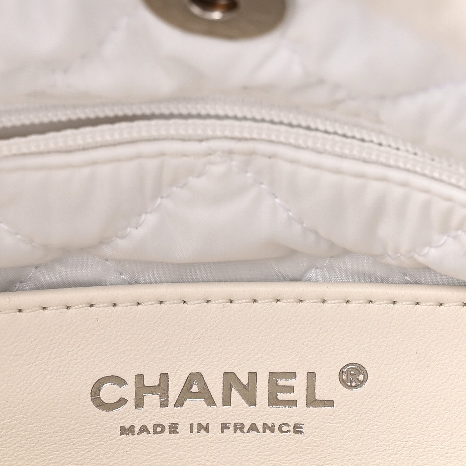 Shearling Coco Neige Backpack White
