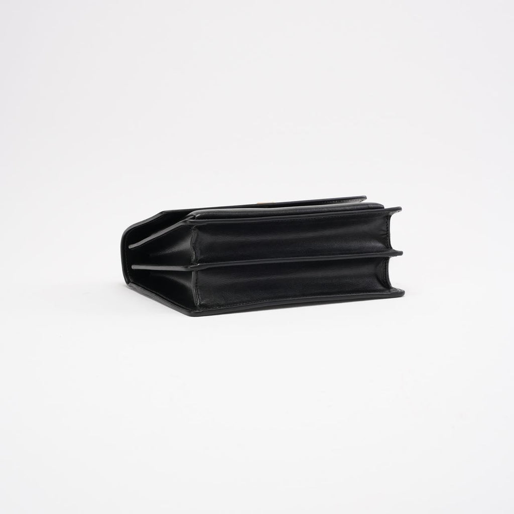 Saint Laurent Black Calfskin Medium Monogram Sunset 2019