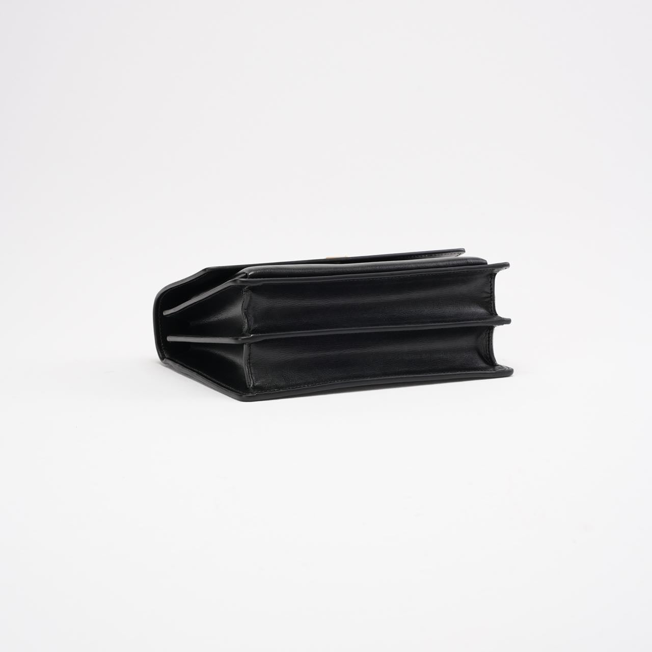 Saint Laurent Black Calfskin Medium Monogram Sunset 2019
