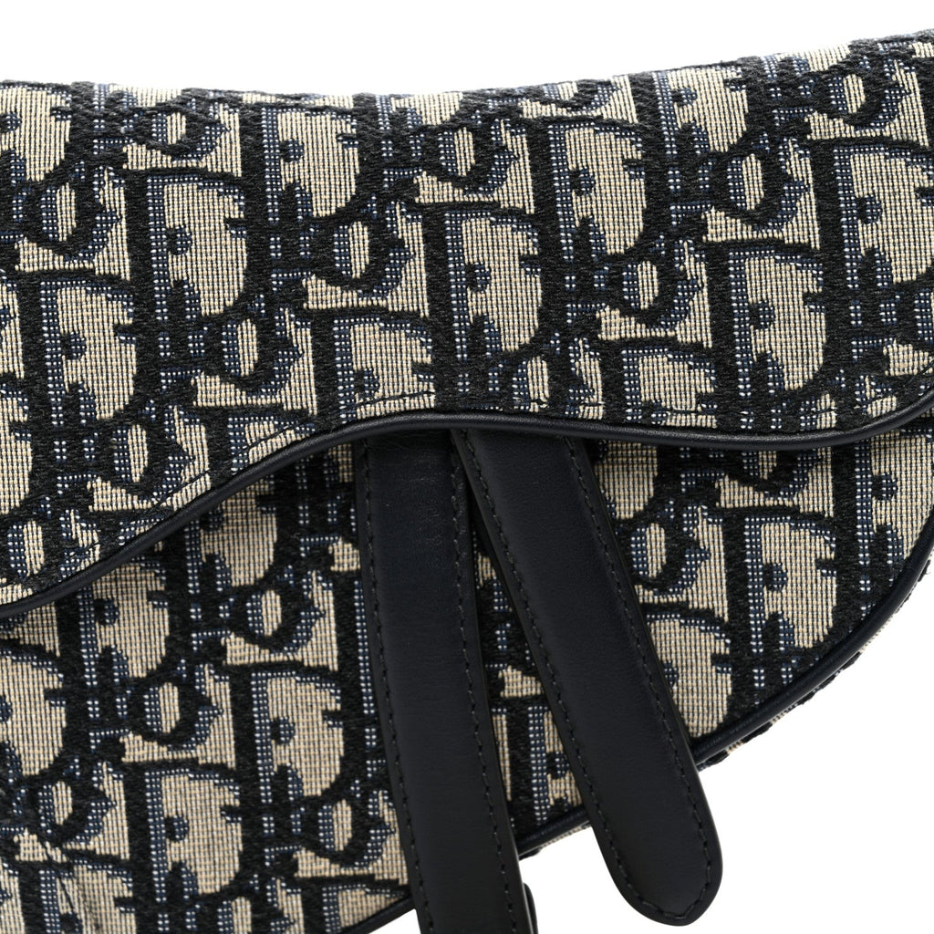 Oblique Mini Saddle Bag Blue