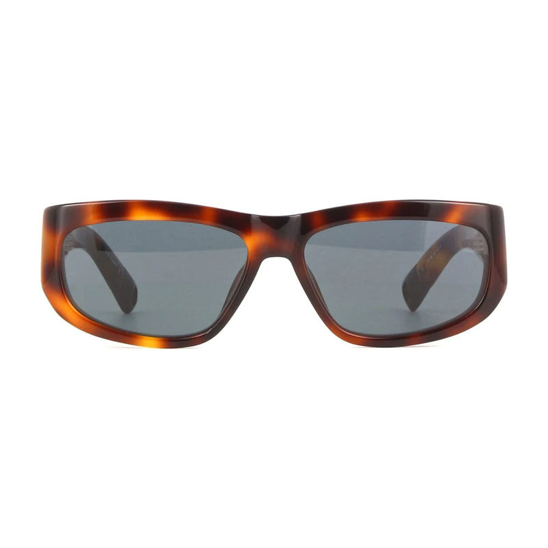 Jacquemus Sunglasses Square Full Rim, Shiny Black Frame and Grey Lens JAC/2C1