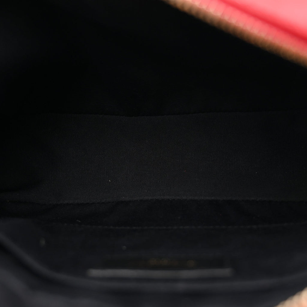 Calfskin Matelasse Monogram Lou Camera Bag Red
