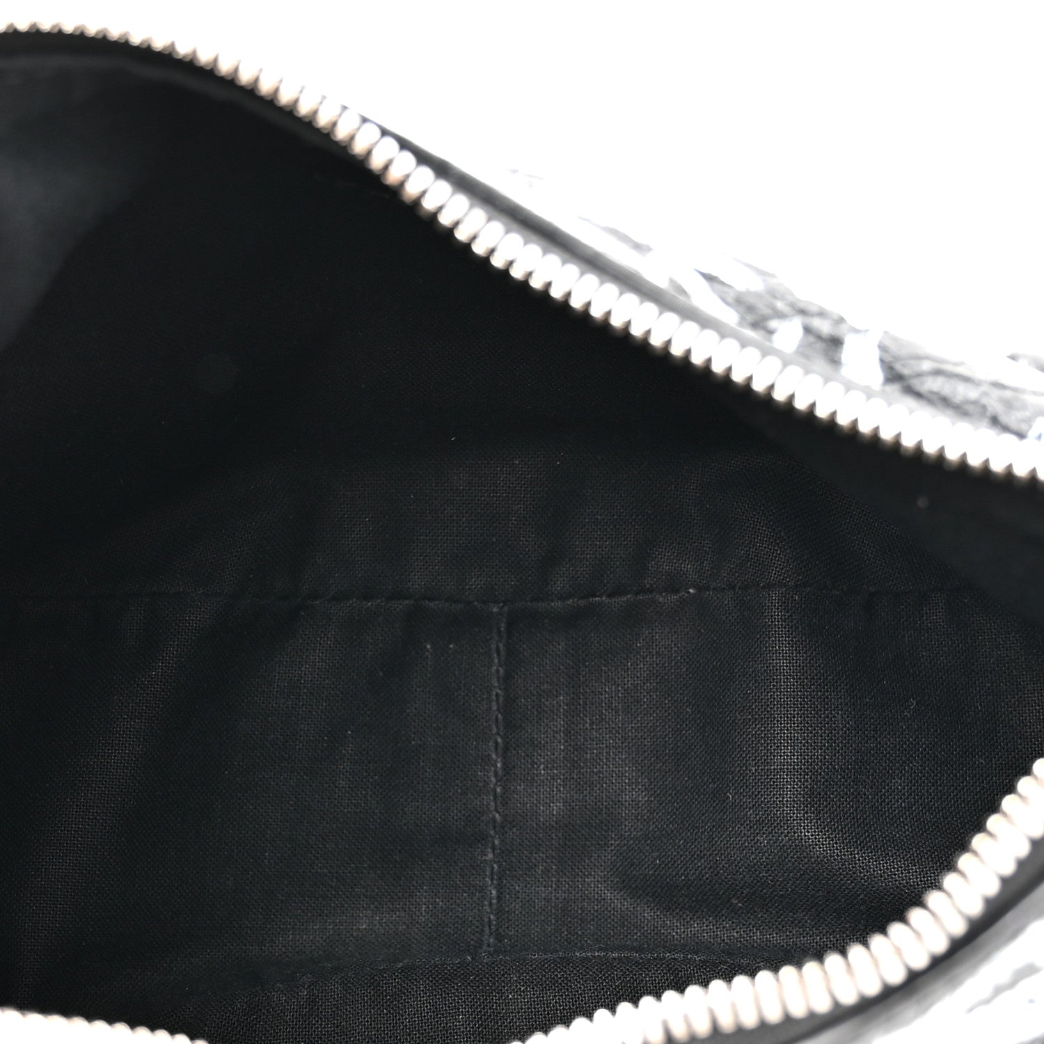 Agneau Arena Graffiti Le Cagole Shoulder Bag XS Black