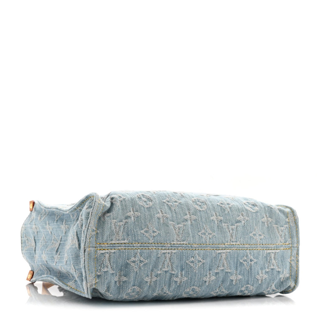Monogram Washed Denim Let Go PM Sky Blue