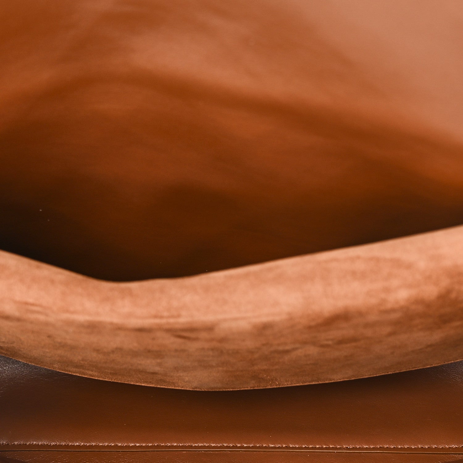 Suede Calfskin Small Souplissimo Maxi Flap Camel