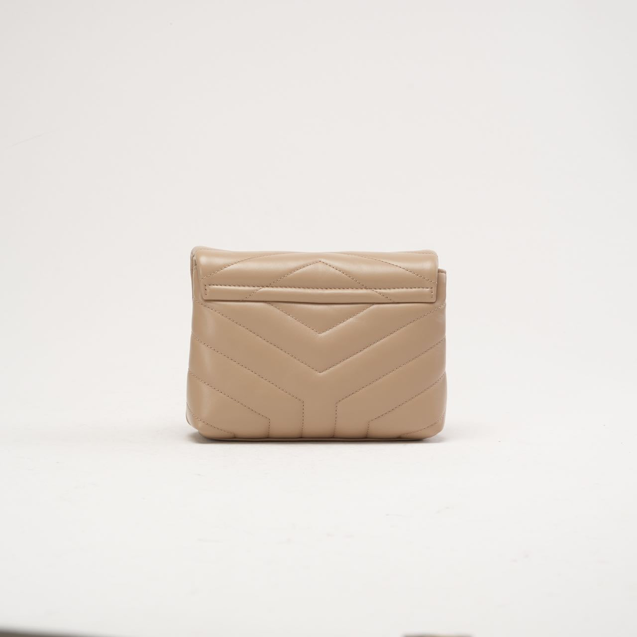 Saint Laurent LouLou Toy Crossbody Leather Dark Beige 2020