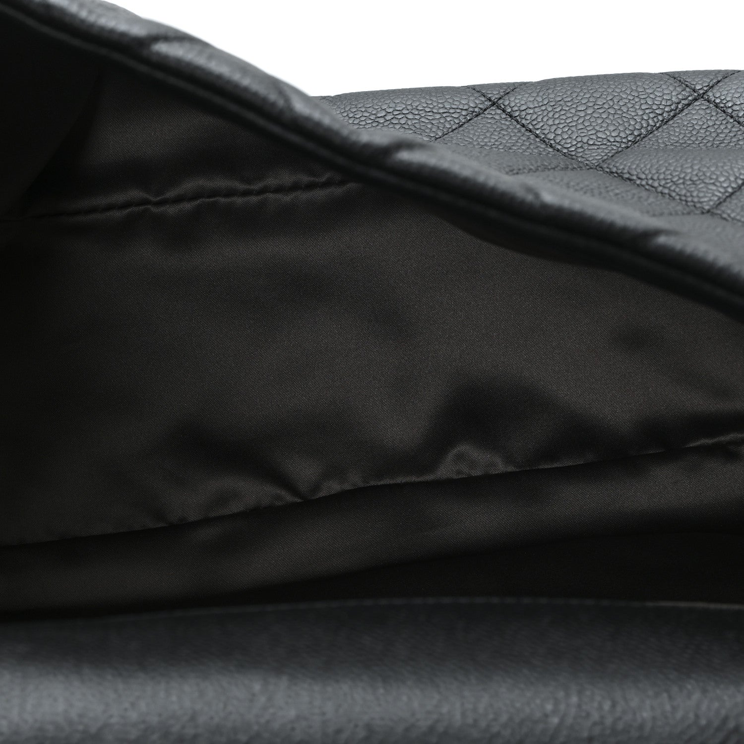 Caviar Quilted Coco Casual Flap Black