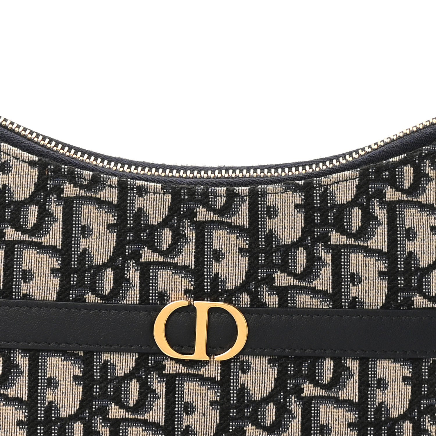 Oblique 30 Montaigne Mini Hobo Bag Blue