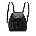 Dior Caro Macrocannage Leather Backpack