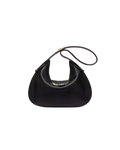 Valentino Garavani Ruffle Hobo Leather Black Leather Bag (Authentic  )