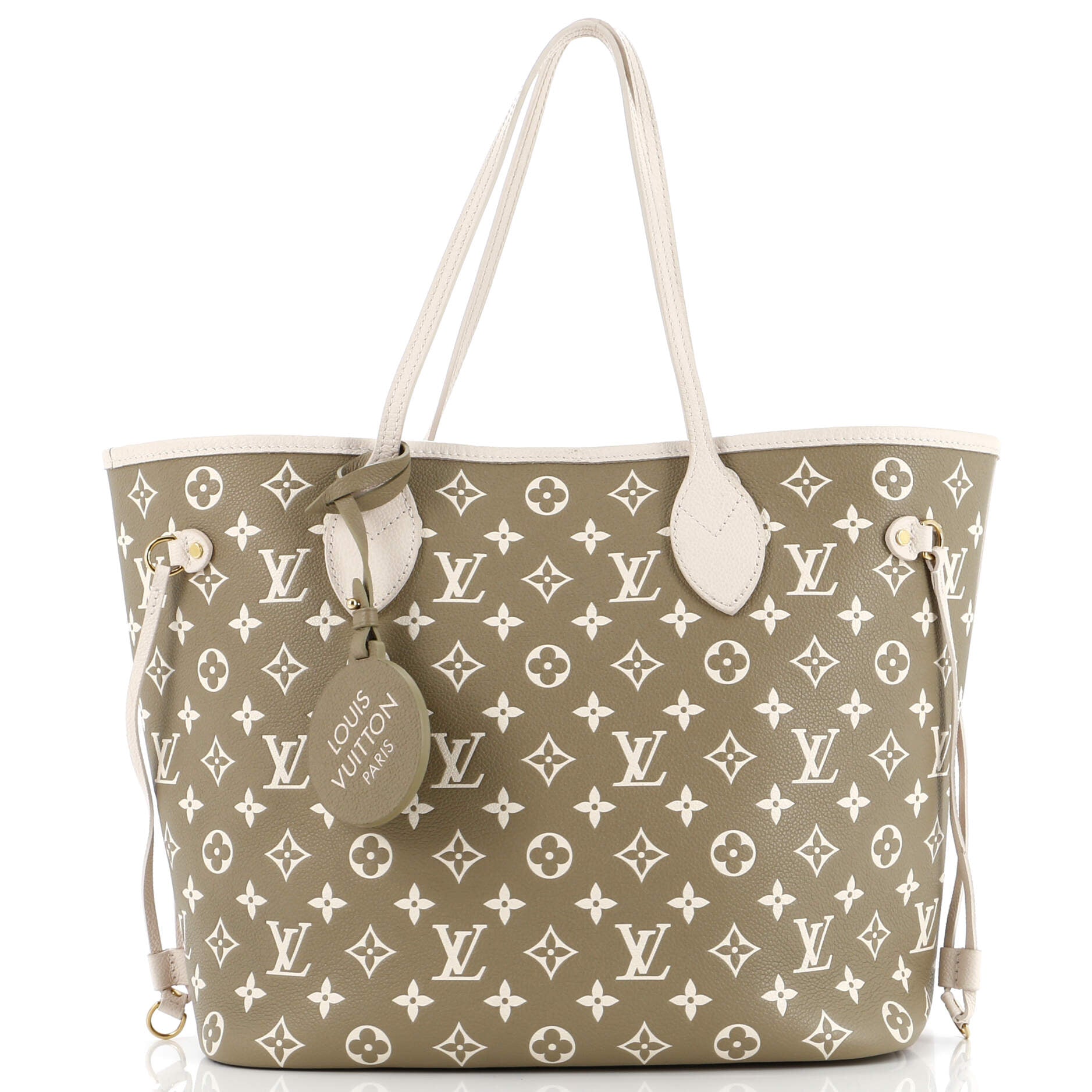 Louis Vuitton Neverfull NM Tote Spring in the City Monogram Empreinte Leather MM