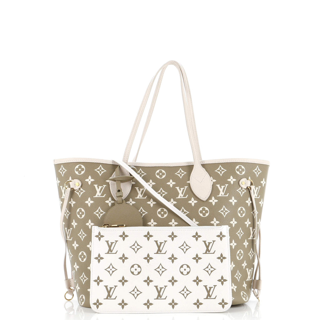 Louis Vuitton Neverfull NM Tote Spring in the City Monogram Empreinte Leather MM