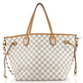 Louis Vuitton Neverfull NM Tote Damier with Braided Detail MM