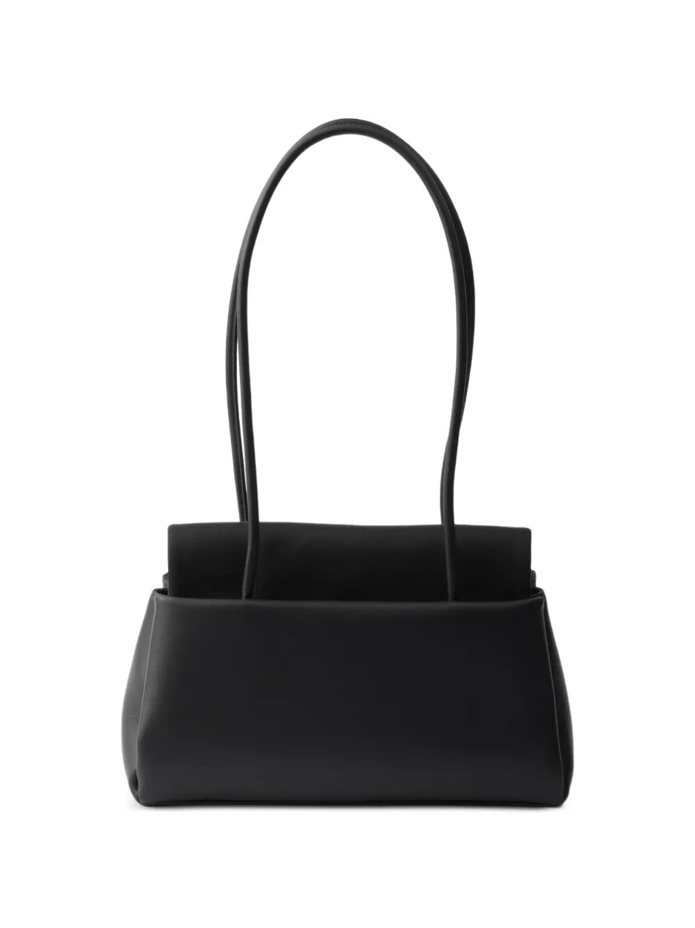 Prada Women Prada Passage Medium Leather Bag With Re-Nylon Flap