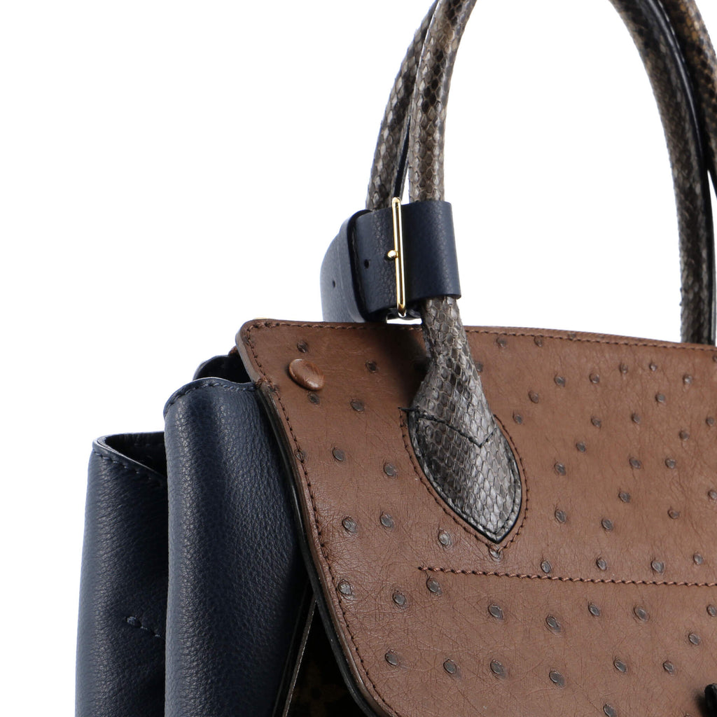 Louis Vuitton Majestueux Tote Monogram Canvas and Exotics MM