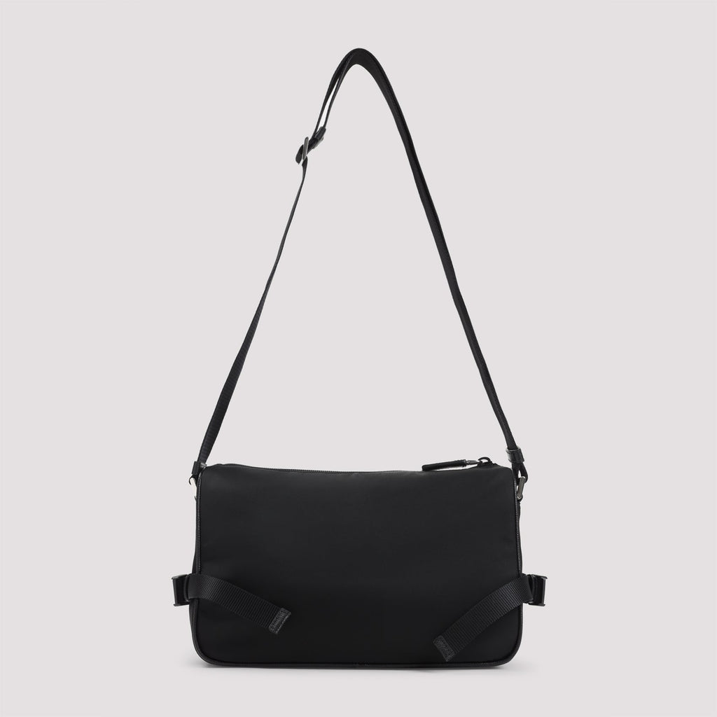 Prada Re-Nylon And Leather Shoulder Bag Men