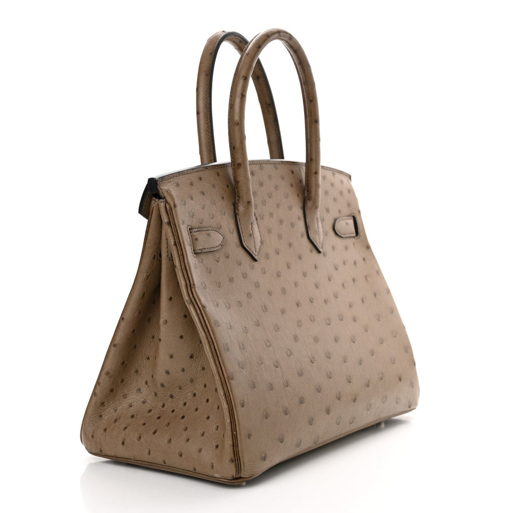 Ostrich Birkin 30 Mousse