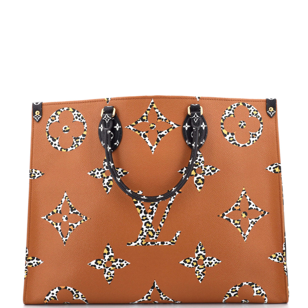 Louis Vuitton OnTheGo Tote Limited Edition Jungle Monogram Giant GM