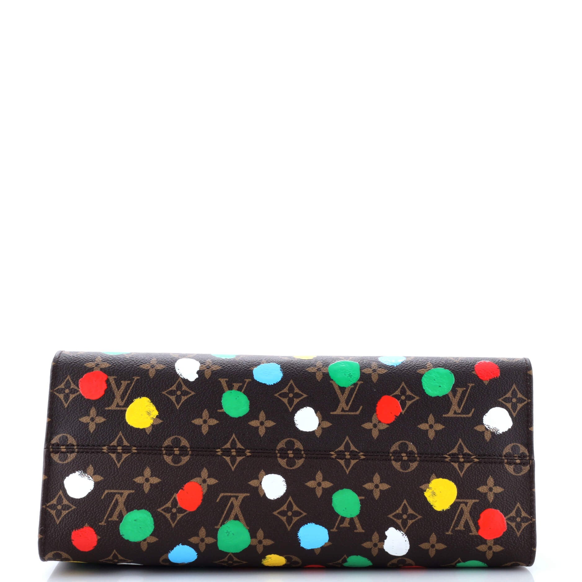 Louis Vuitton OnTheGo Tote Yayoi Kusama Painted Dots Monogram Canvas MM