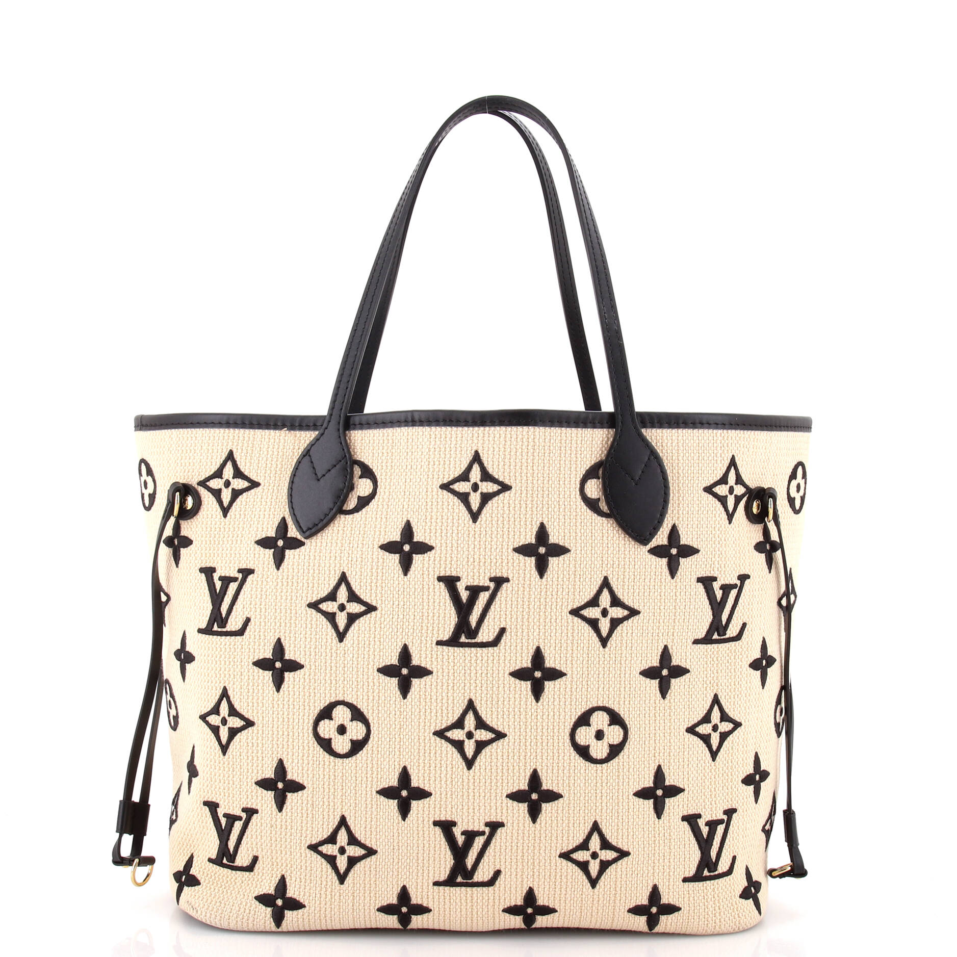 Louis Vuitton Neverfull NM Tote Monogram Giant Embroidered Cotton MM