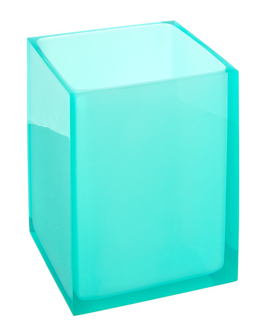 Jonathan Adler Hollywood Wastebasket Celadon