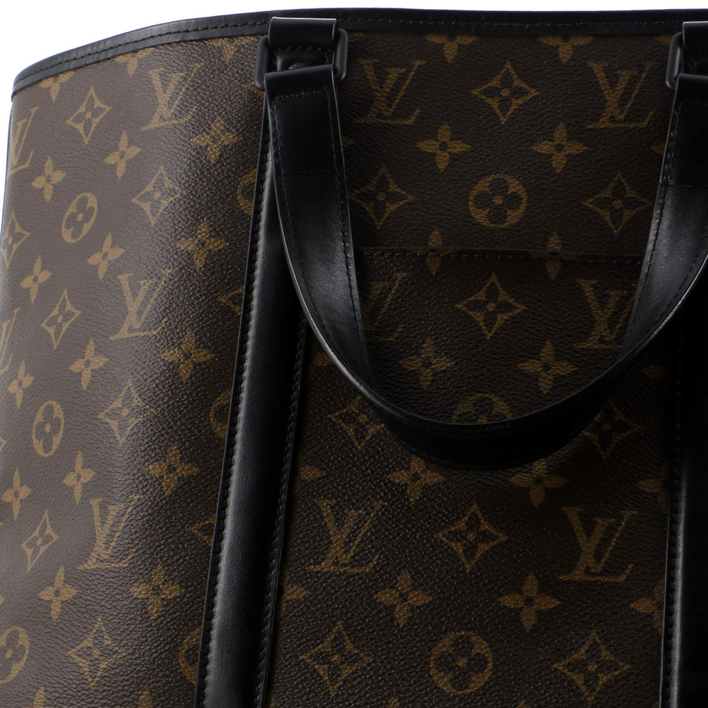 Louis Vuitton Weekend Tote Macassar Monogram Canvas PM