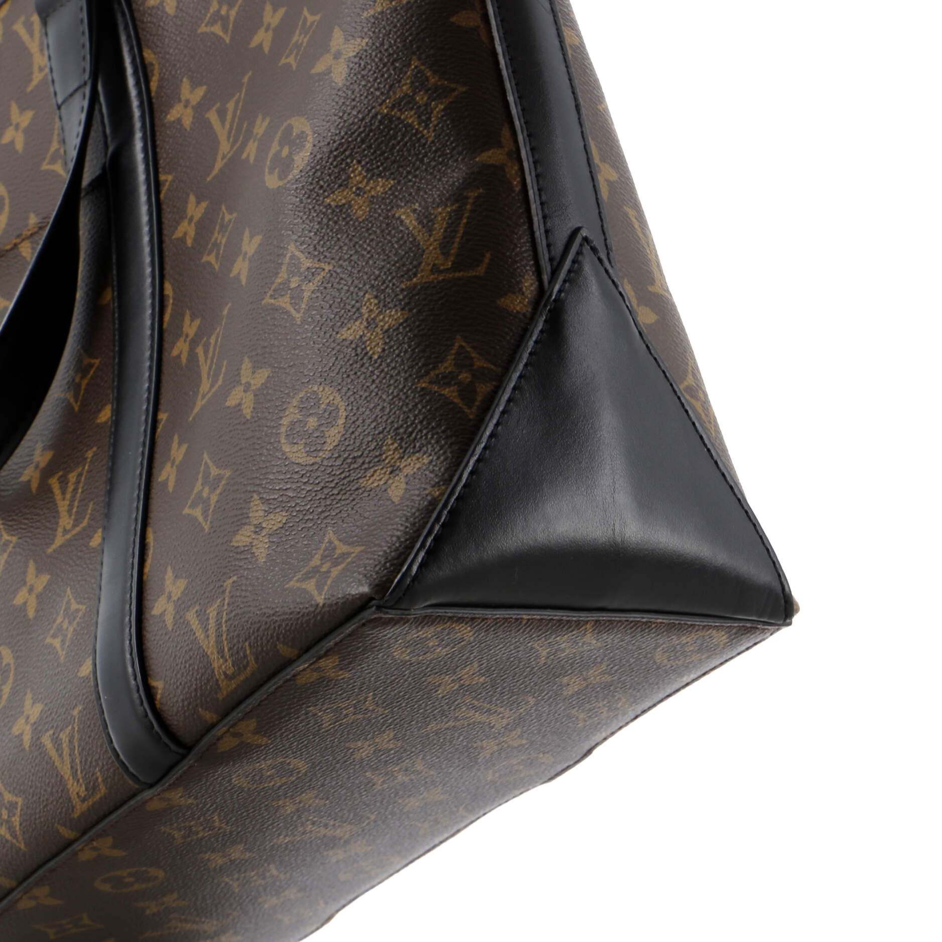 Louis Vuitton Weekend Tote Macassar Monogram Canvas PM