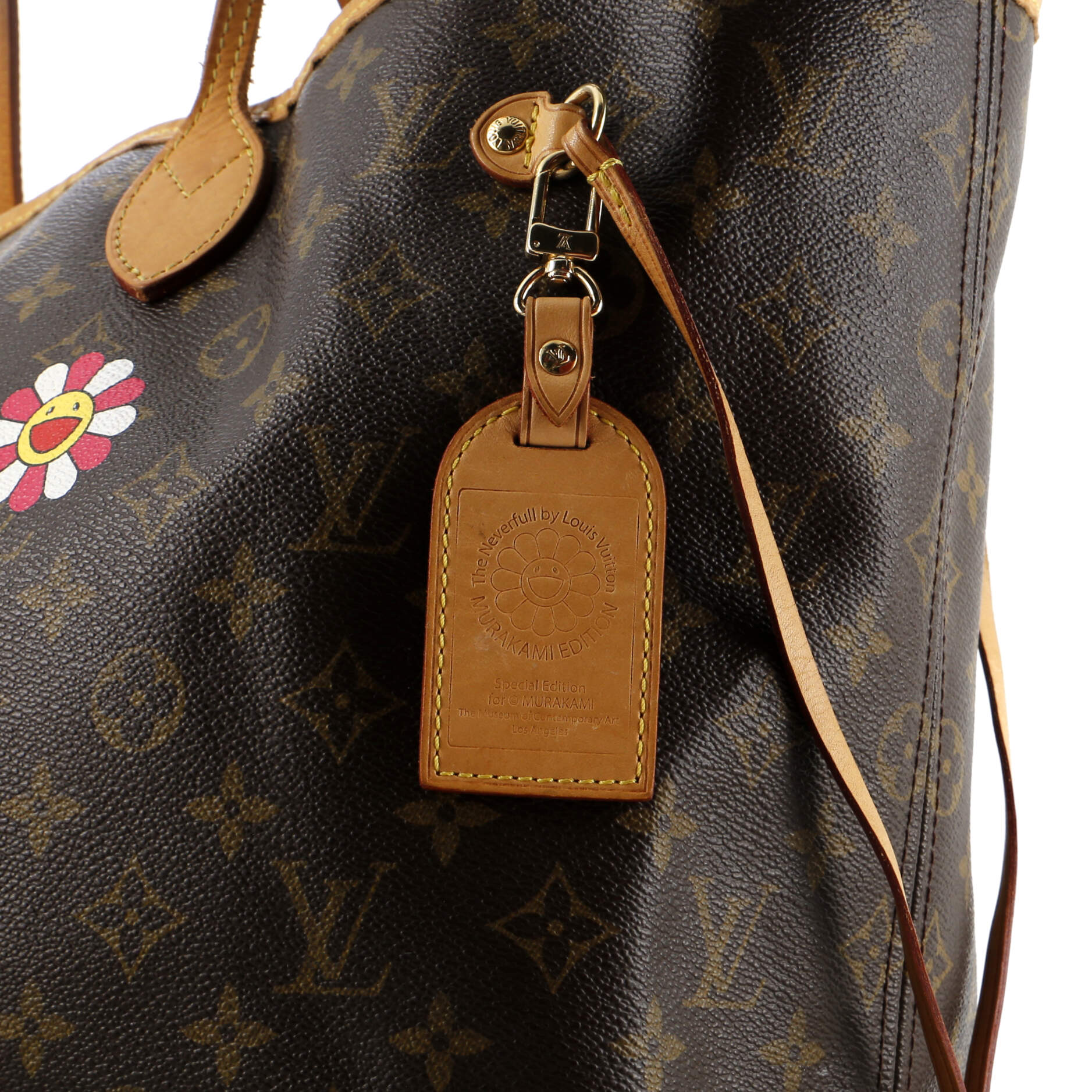 Louis Vuitton Neverfull Tote Limited Edition Monogram Murakami MOCA Hands GM