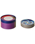 Jonathan Adler Set Of 4 Madrid Coasters, Multicolor