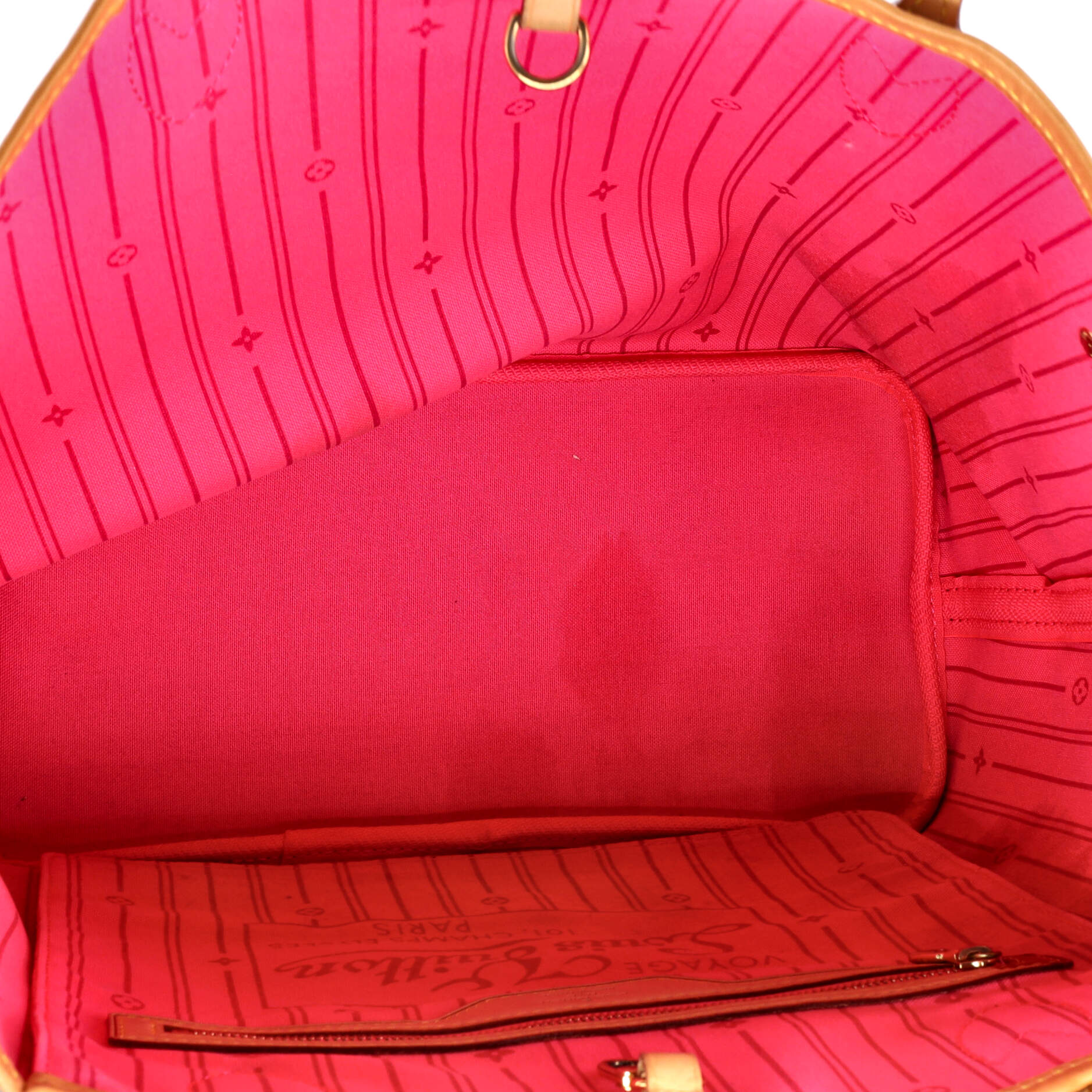 Louis Vuitton Neverfull Tote Limited Edition Monogram Roses MM