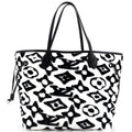 Louis Vuitton Neverfull NM Tote Limited Edition Urs Fischer Tufted Monogram Canvas MM