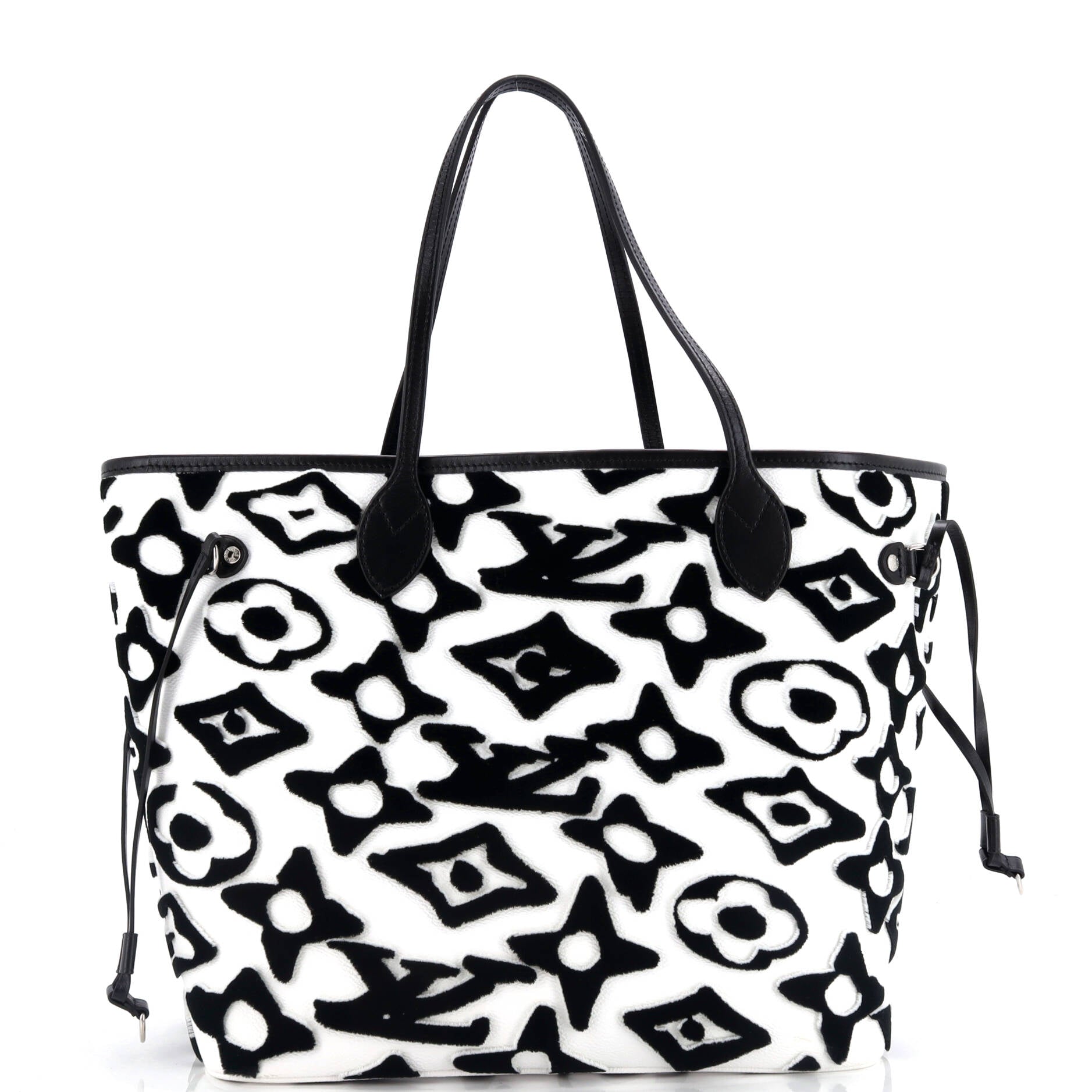 Louis Vuitton Neverfull NM Tote Limited Edition Urs Fischer Tufted Monogram Canvas MM