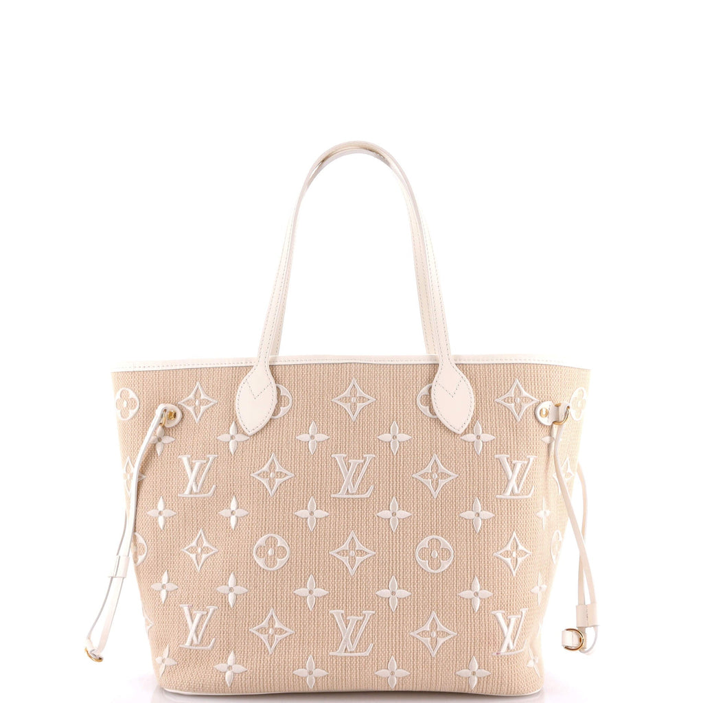 Louis Vuitton Neverfull NM Tote Monogram Giant Embroidered Cotton MM