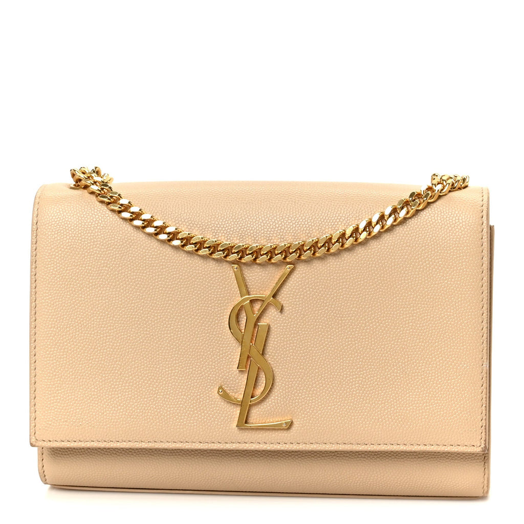 Grain De Poudre Medium Monogram Kate Satchel Nude Powder