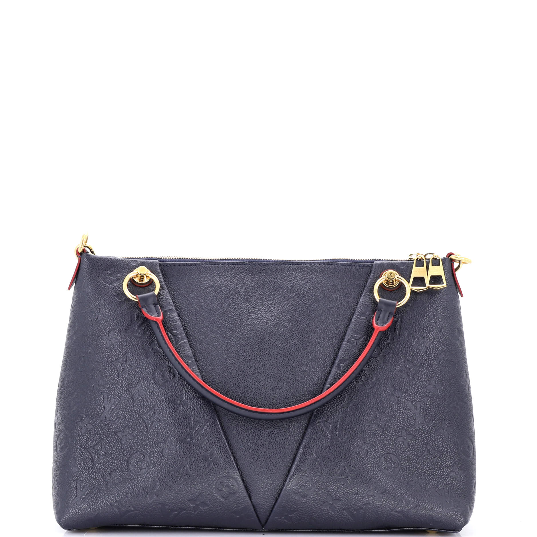 Louis Vuitton V Tote Monogram Empreinte Leather MM