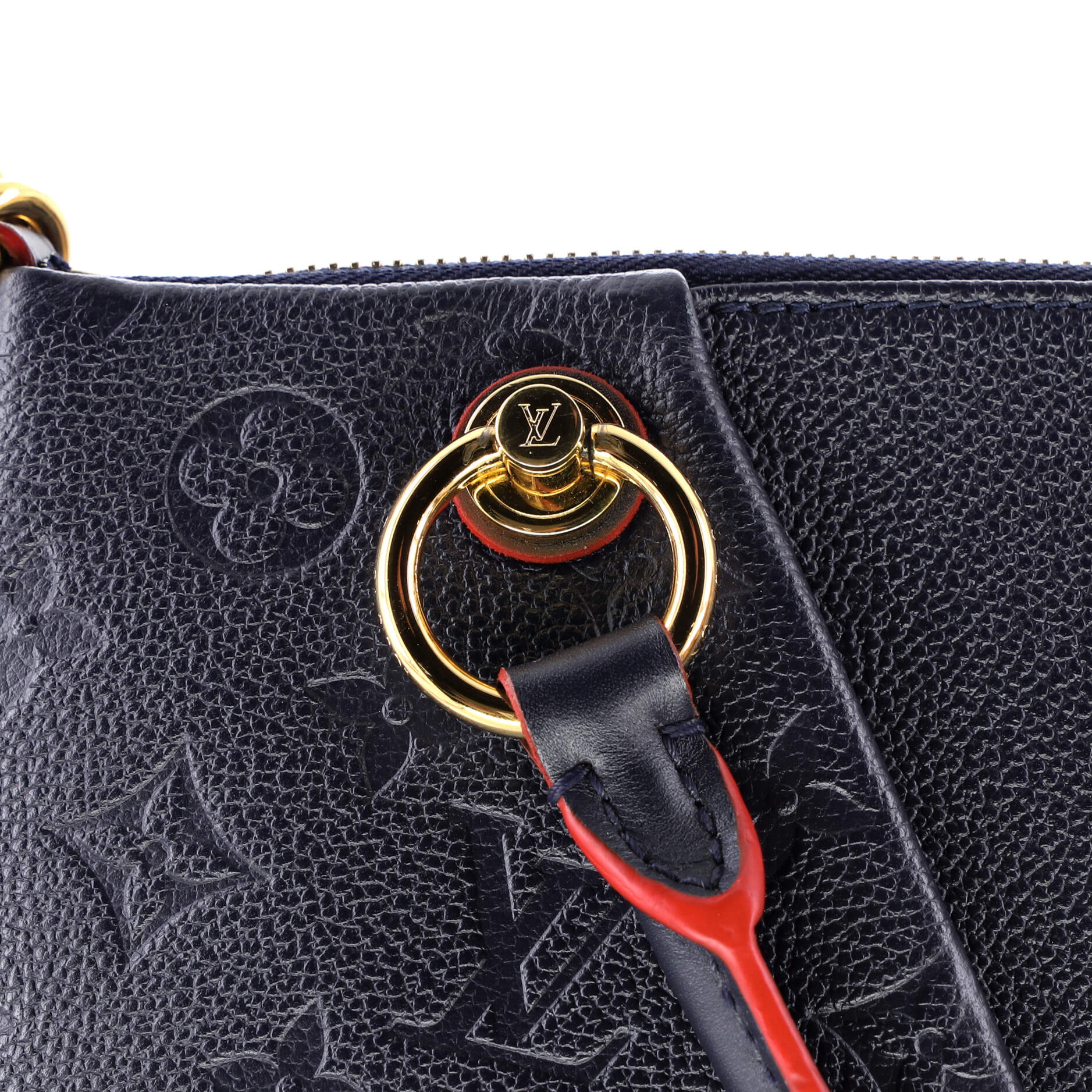 Louis Vuitton V Tote Monogram Empreinte Leather MM