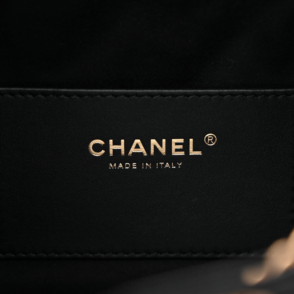 Caviar Quilted Mini Chanel 25 Handbag Black