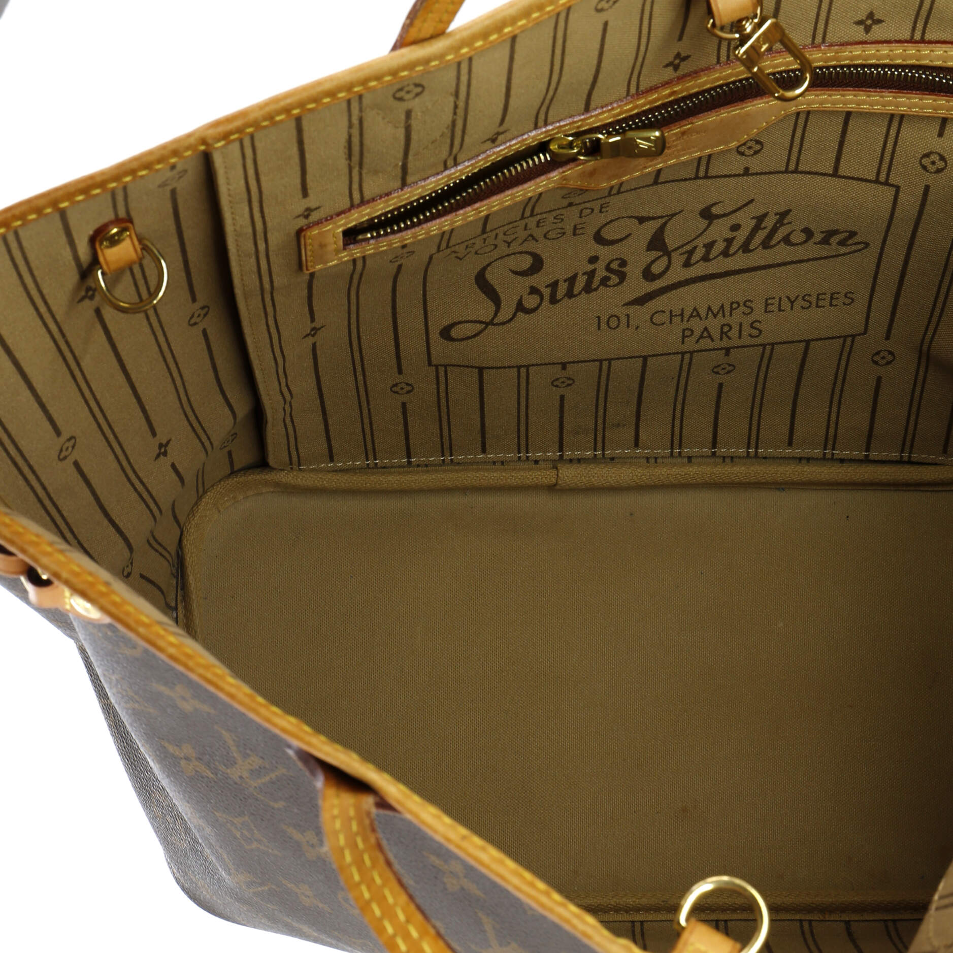 Louis Vuitton Neverfull Tote Monogram Canvas MM