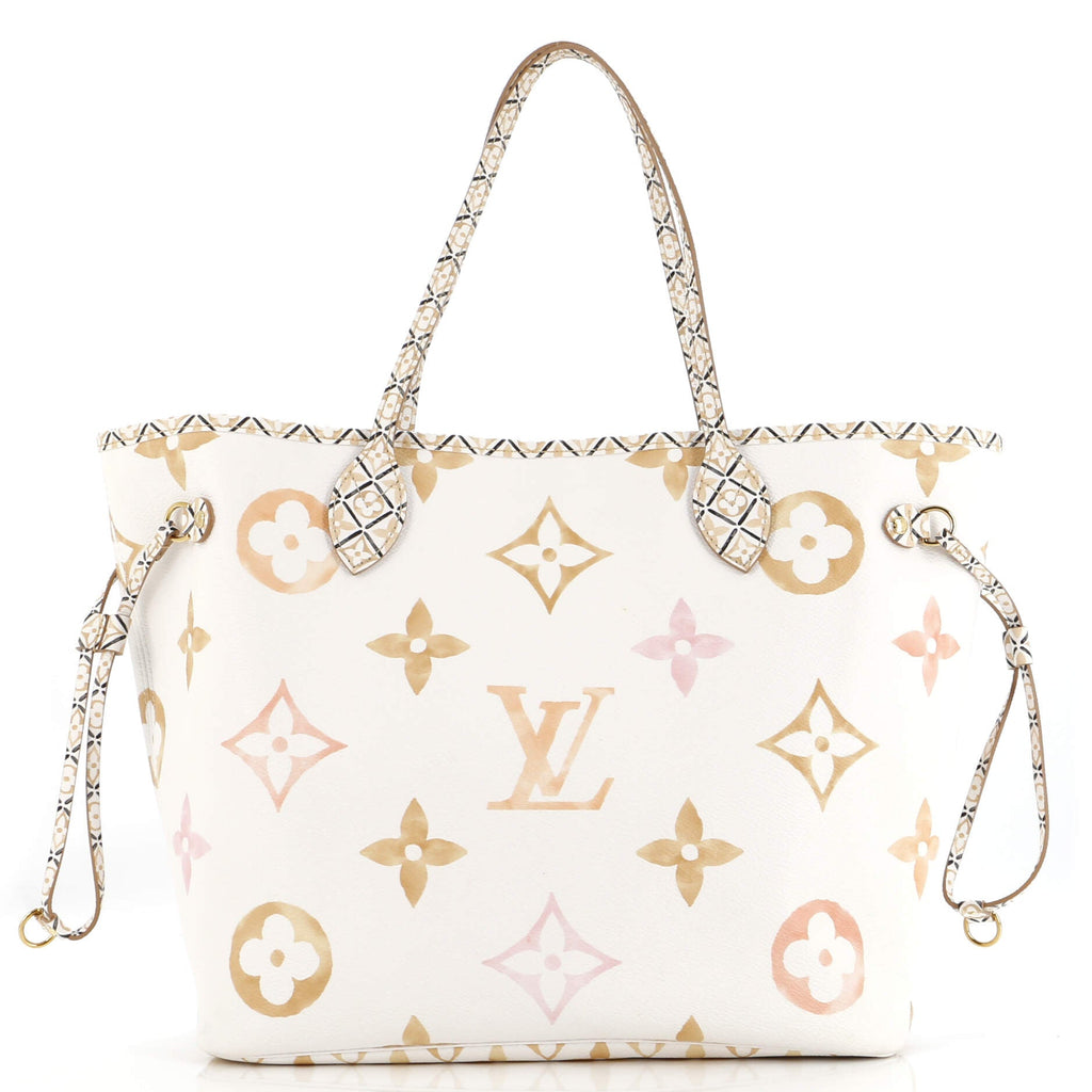Louis Vuitton Neverfull NM Tote By The Pool Monogram Watercolor Giant MM