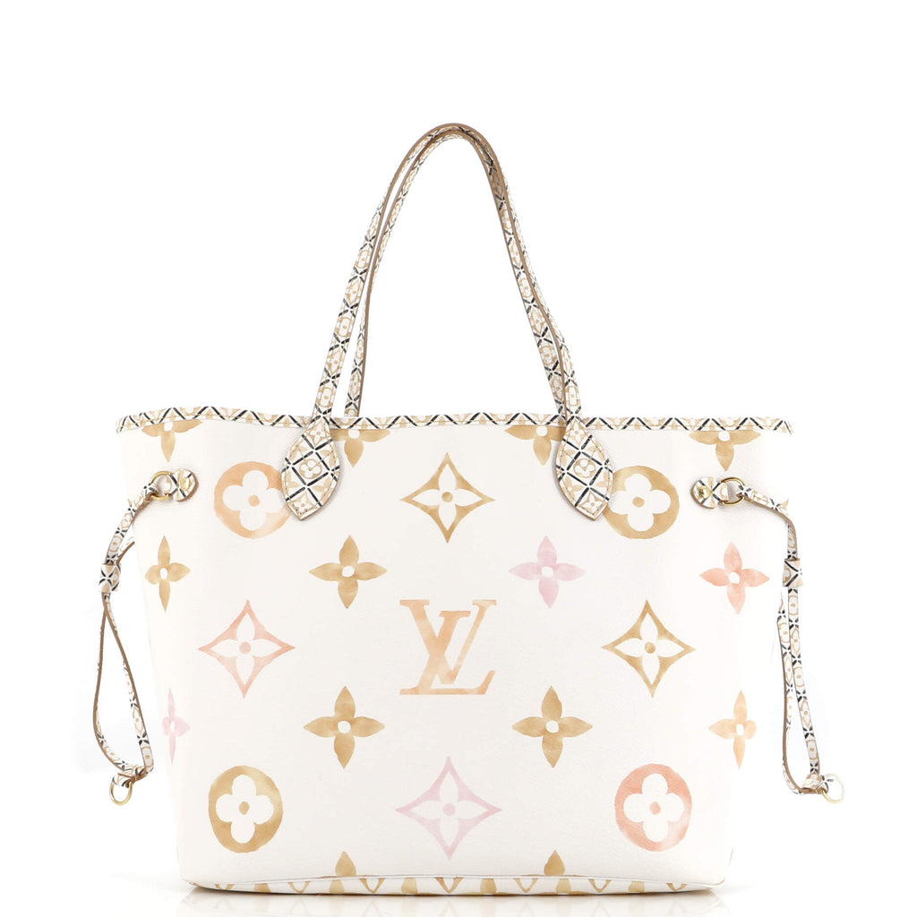 Louis Vuitton Neverfull NM Tote By The Pool Monogram Watercolor Giant MM