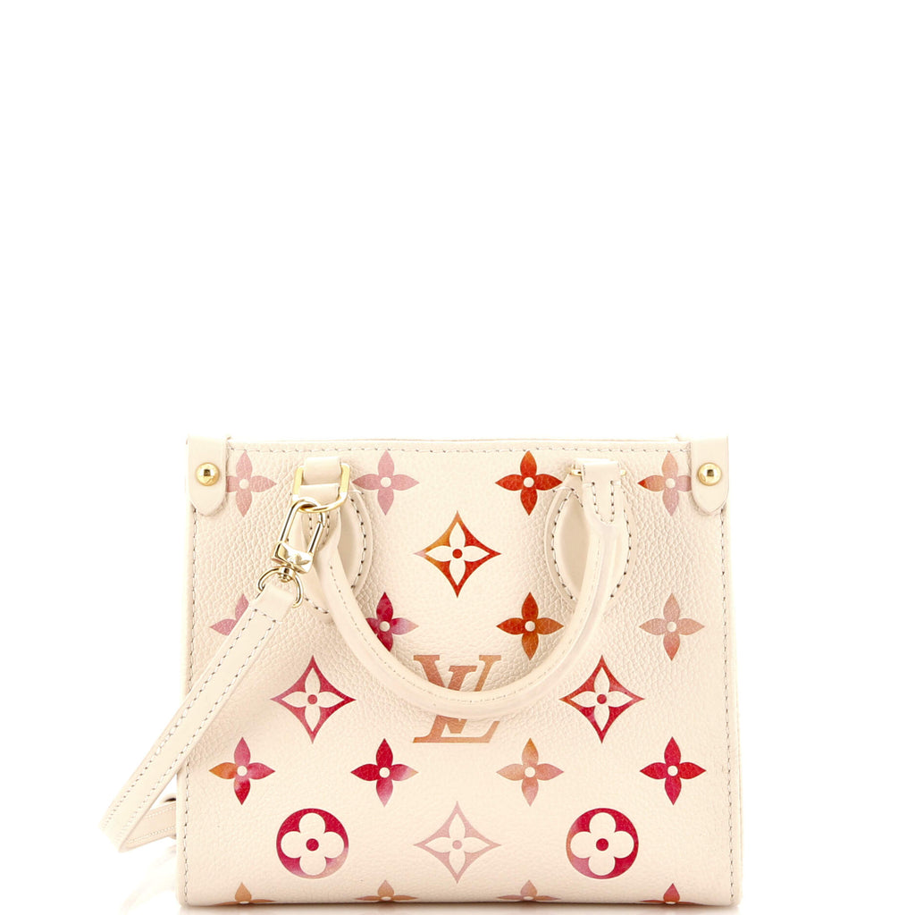 Louis Vuitton OnTheGo Tote Monogram Empreinte Sunrise Aquarelle BB